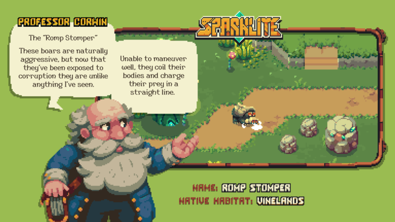 Secrets of Sparklite EXPOSED in Professor Corwin’s Bestiary of Brutal Baddies