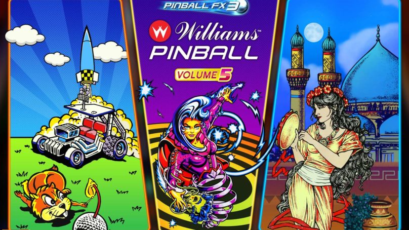 Williams Pinball: Volume 5 hits Pinball FX3 with a terrific table-trio!